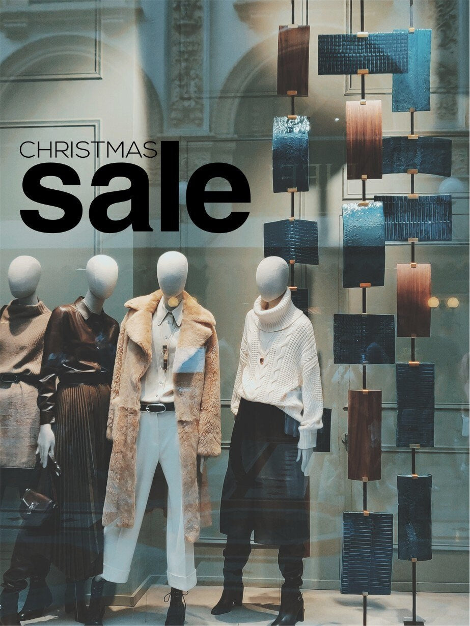 Christmas Sale Shop Window Sticker product display image 4