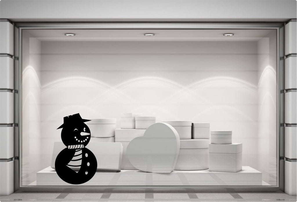Snowman Christmas Window Sticker product display image 4