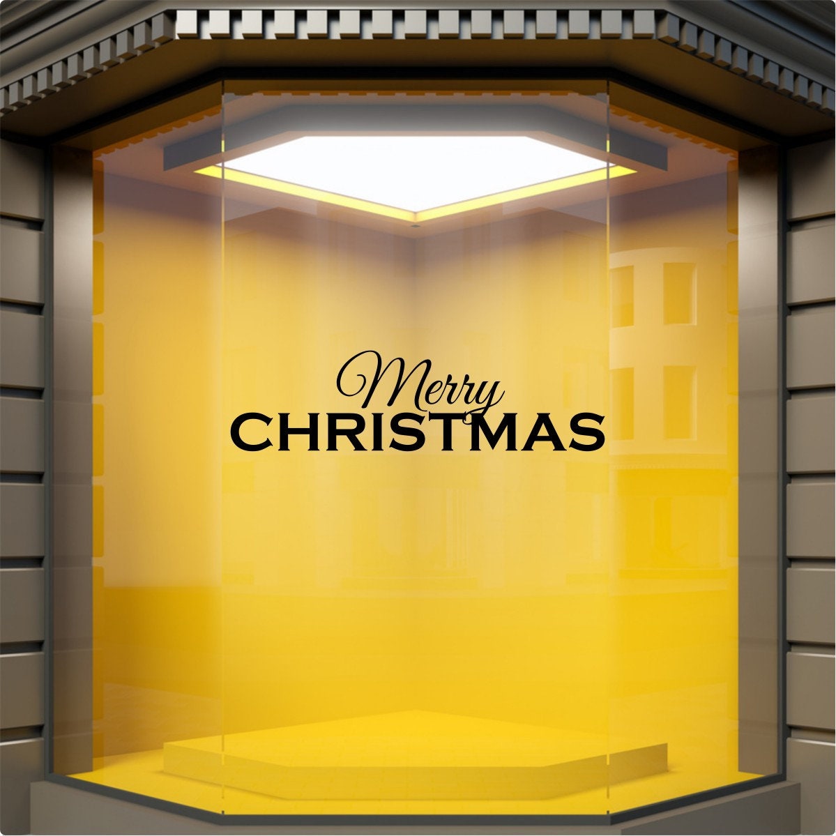 Merry Christmas Window Sticker product display image 2