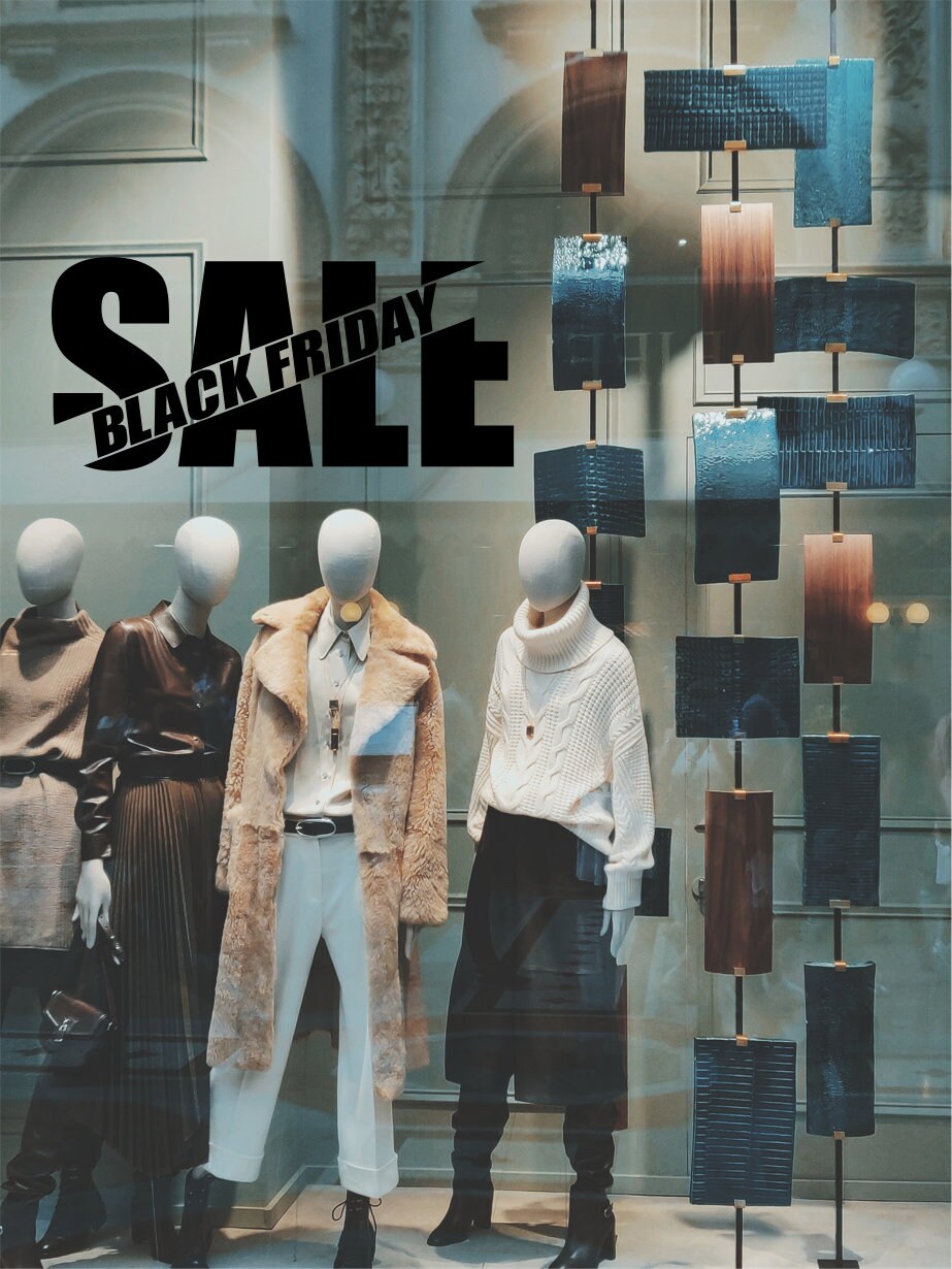 Black Friday Sale Shop Window Sticker product display image 4
