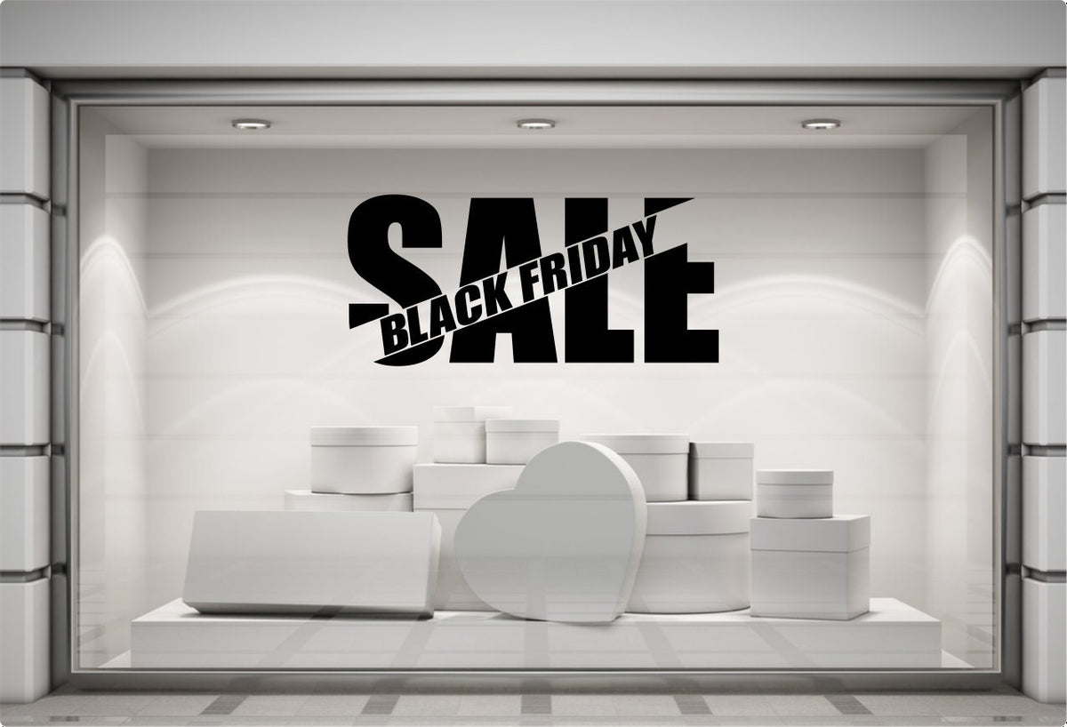 Black Friday Sale Shop Window Sticker product display image 5
