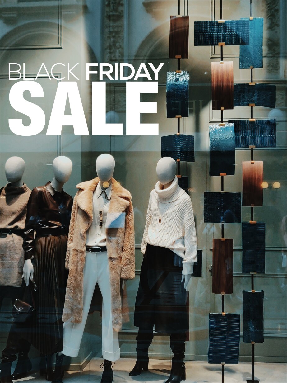 Black Friday Sale Shop Window Sticker product display image 3