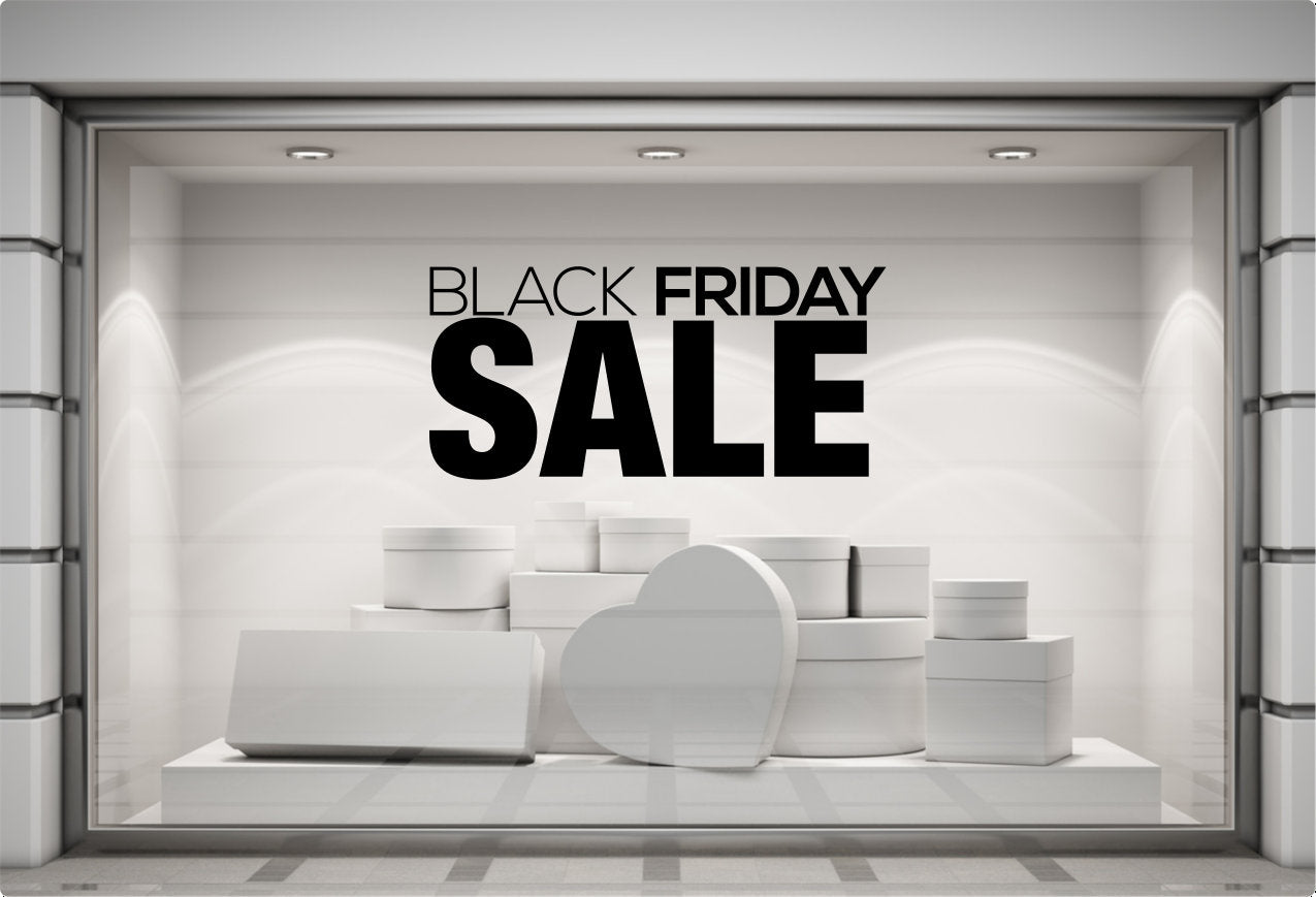 Black Friday Sale Shop Window Sticker product display image 4