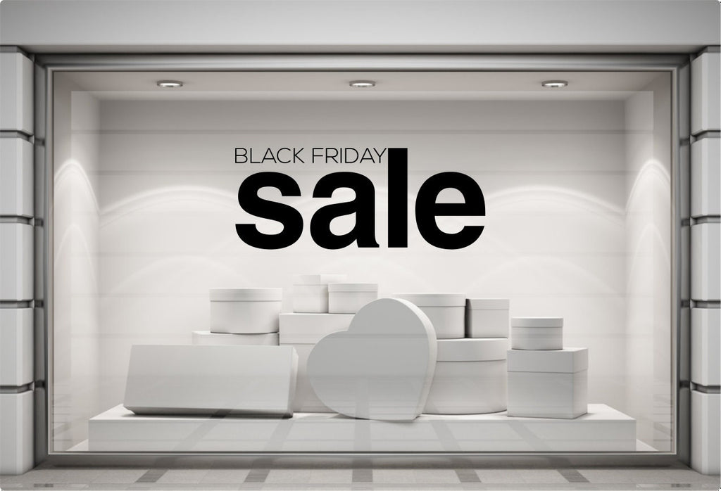 Black Friday Sale Shop Window Sticker product display image 4
