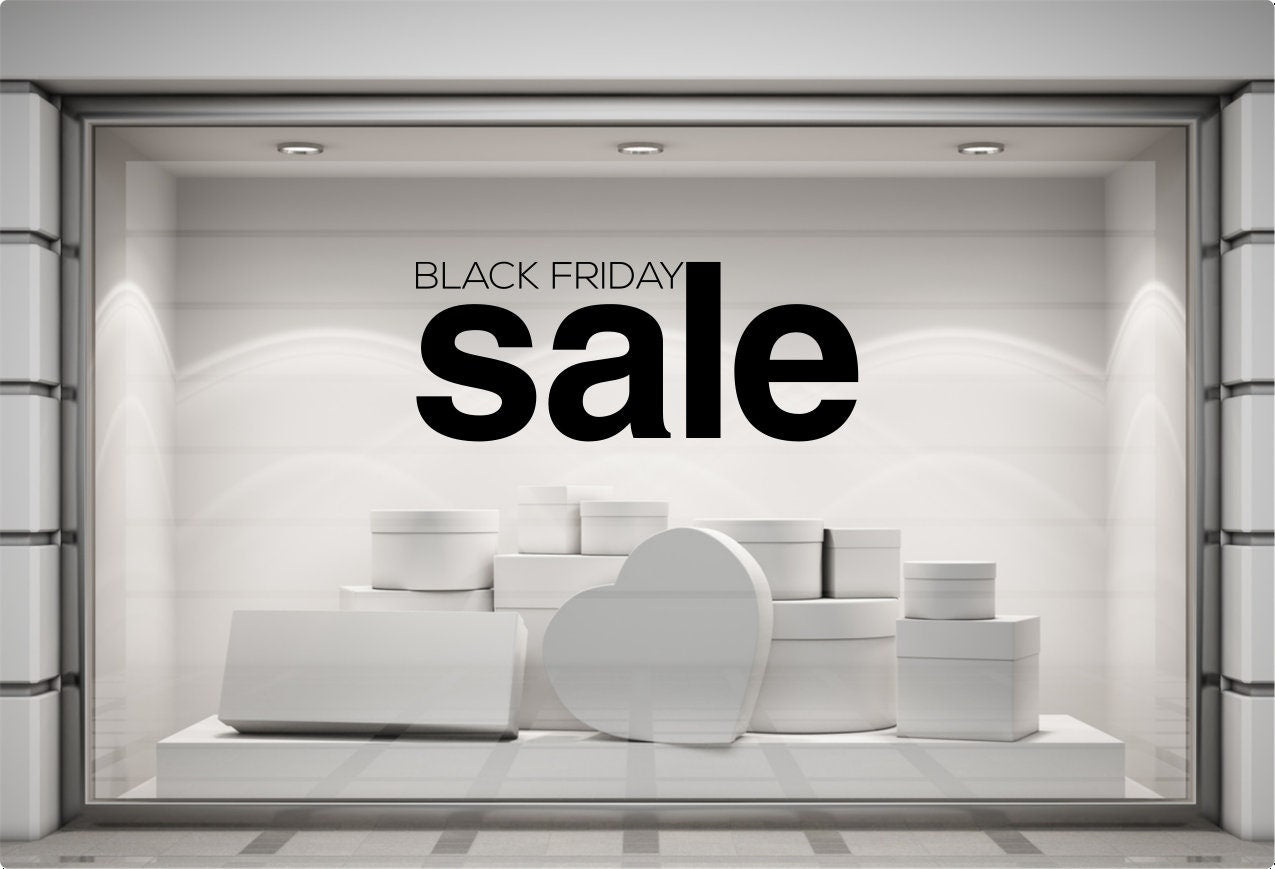 Black Friday Sale Shop Window Sticker product display image 4