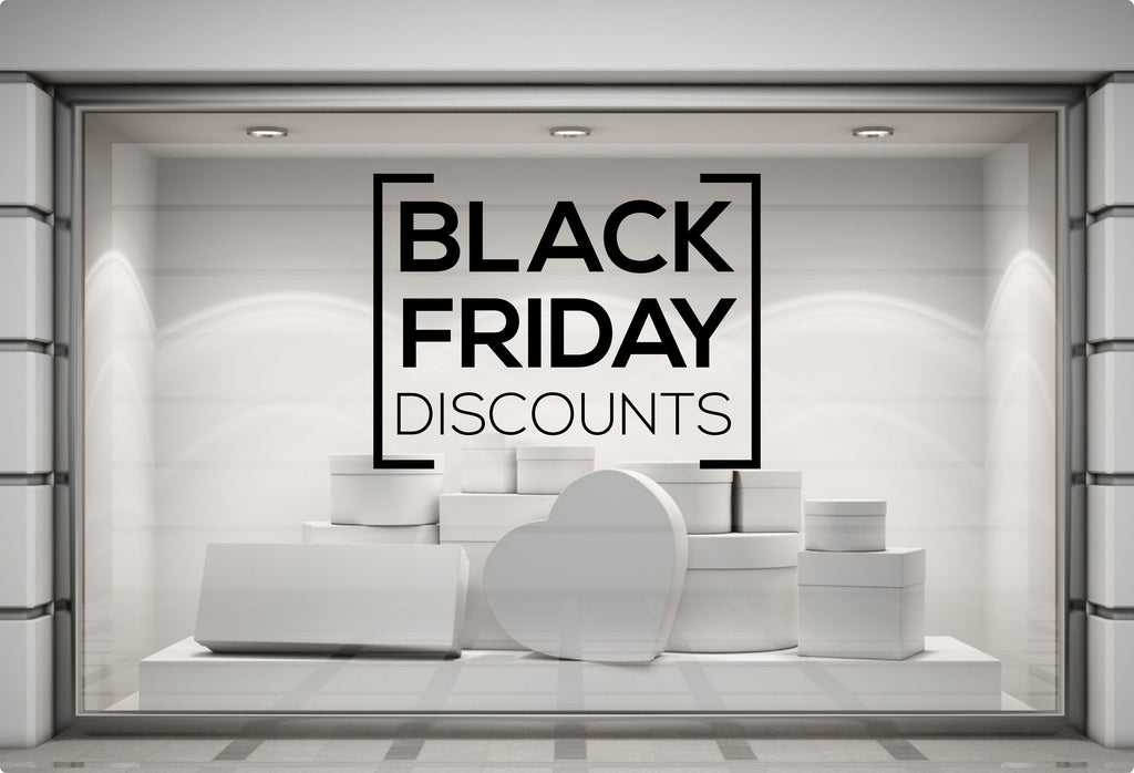 Black Friday Discounts Shop Window Sticker product display image 5
