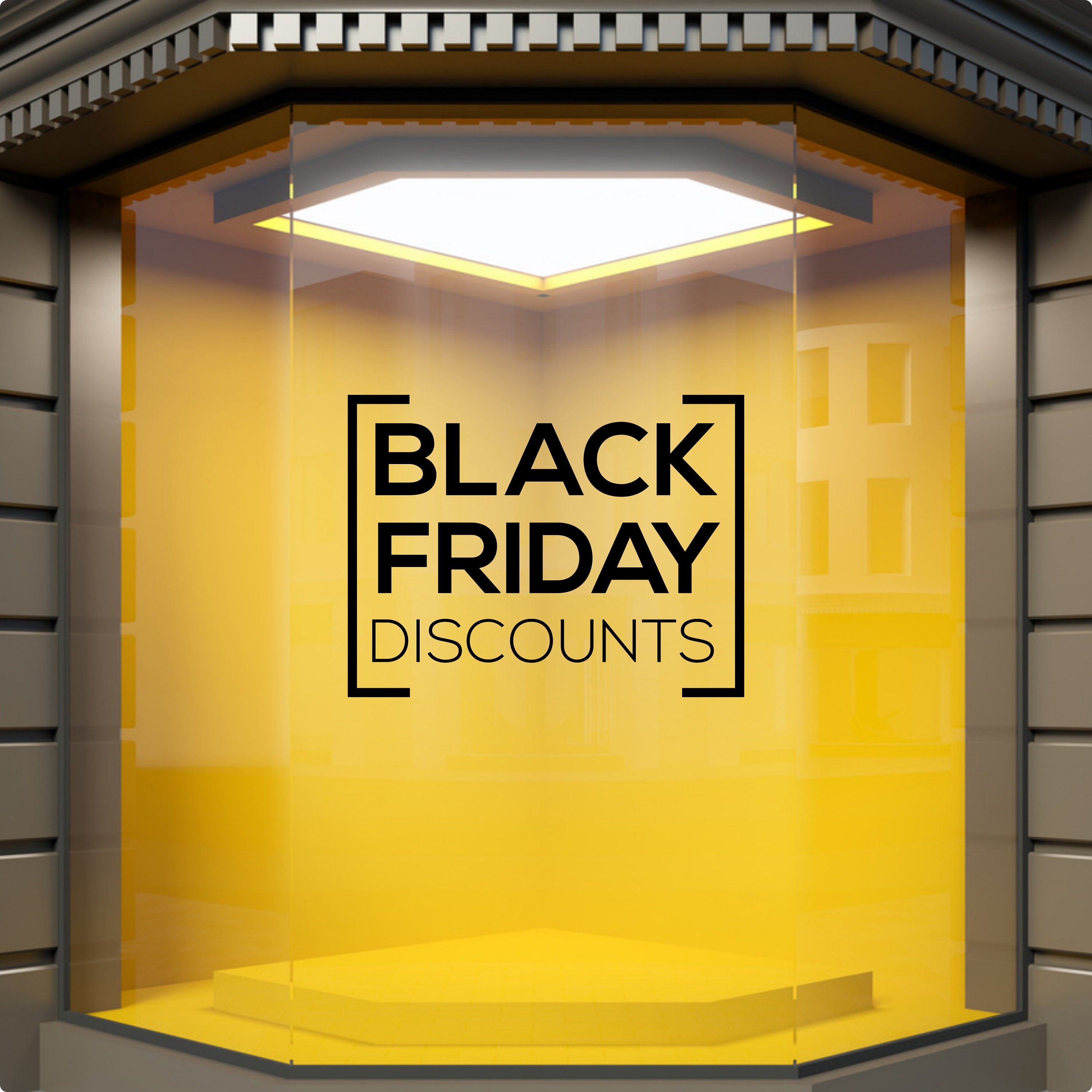 Black Friday Discounts Shop Window Sticker product display image 3