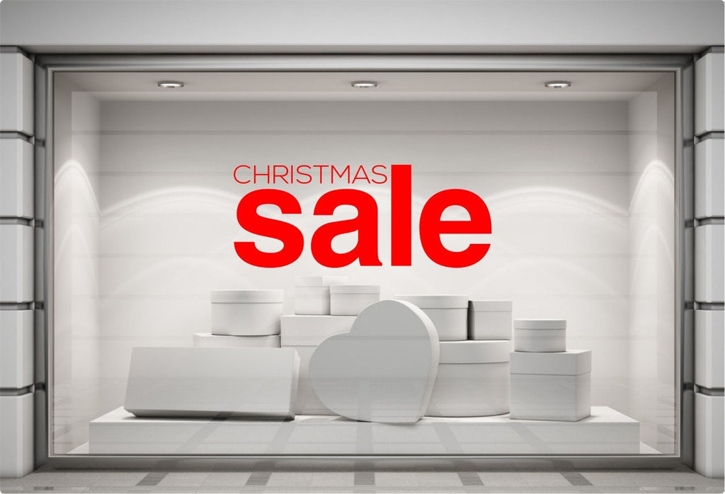 Christmas Sale Shop Window Sticker product display image 5