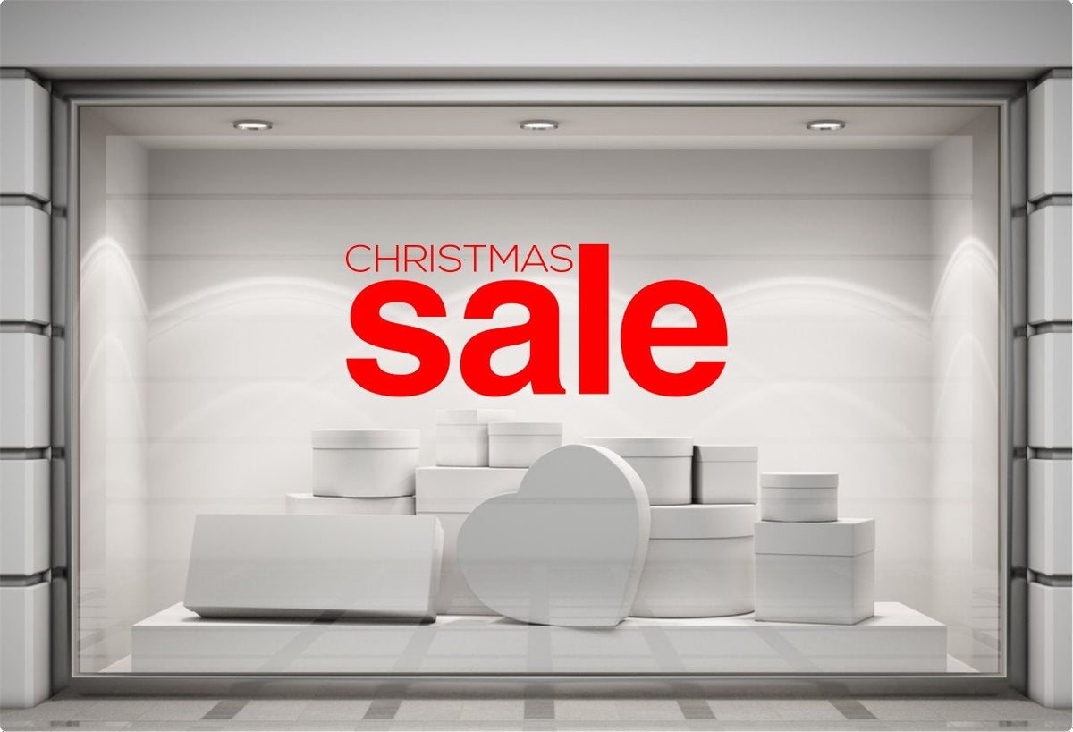Christmas Sale Shop Window Sticker product display image 5