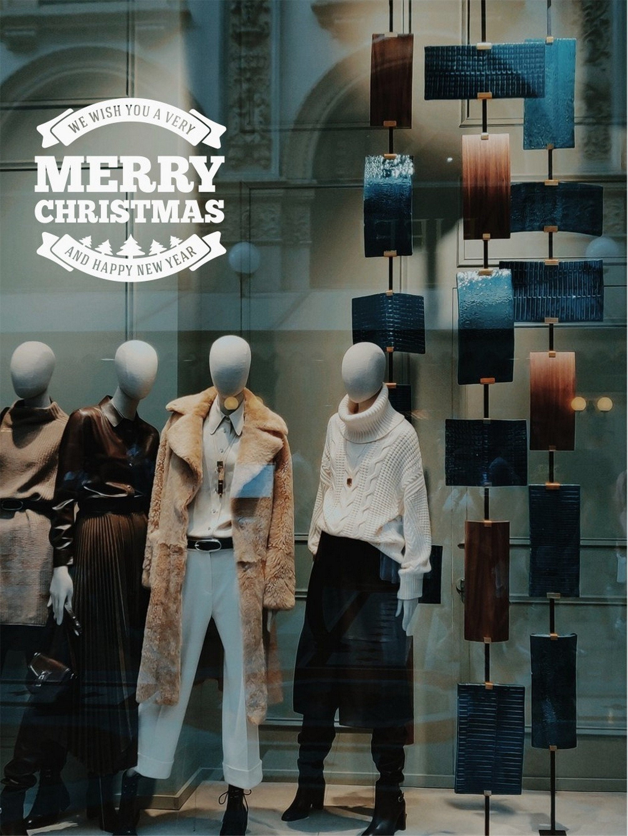 We Wish You A Very Merry Christmas Window Sticker product display image 5