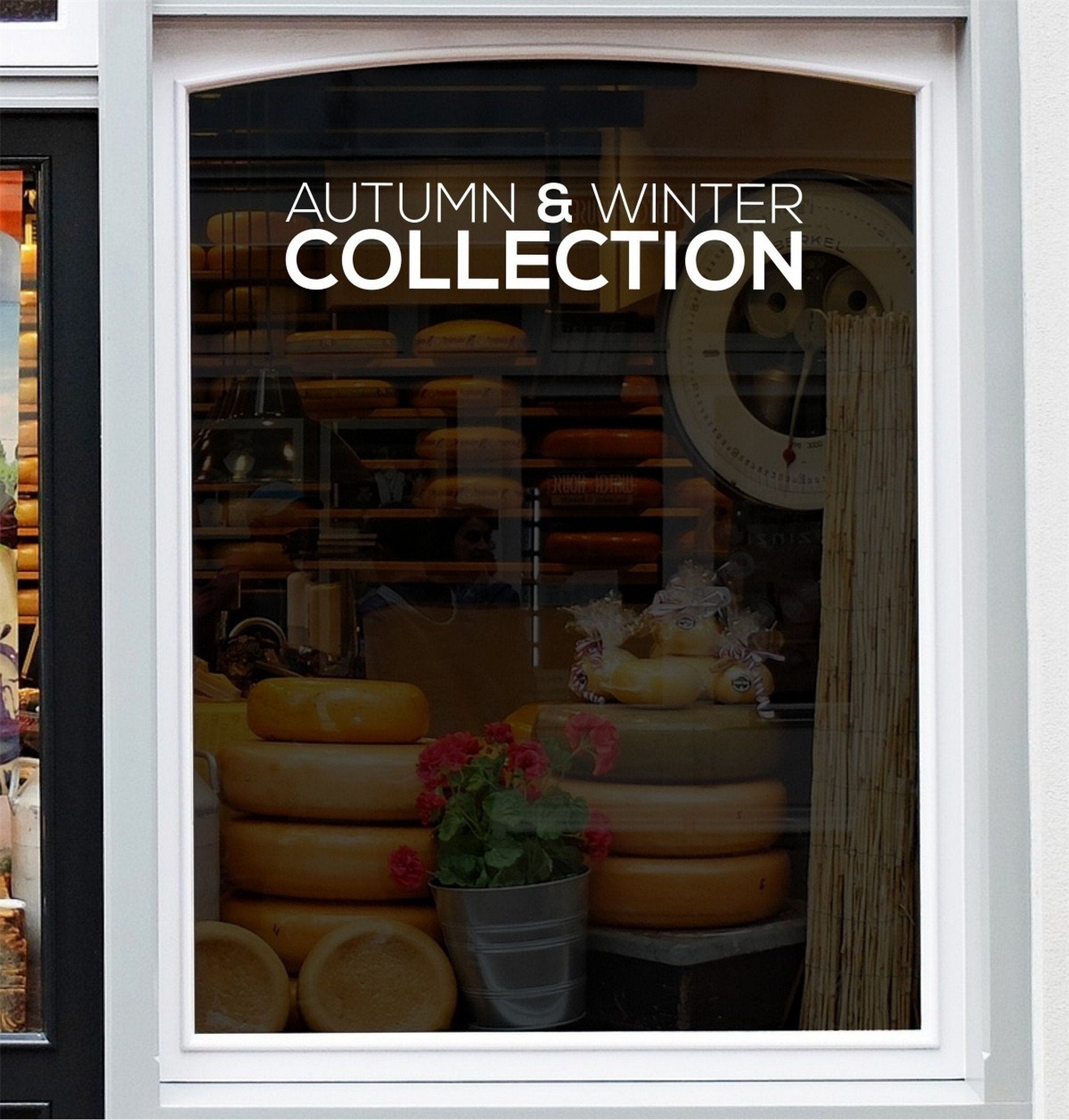 Autumn & Winter Collection Window Sticker product display image 2