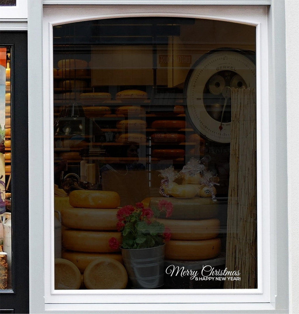 Merry Christmas and Happy New Year Window Sticker product display image 4