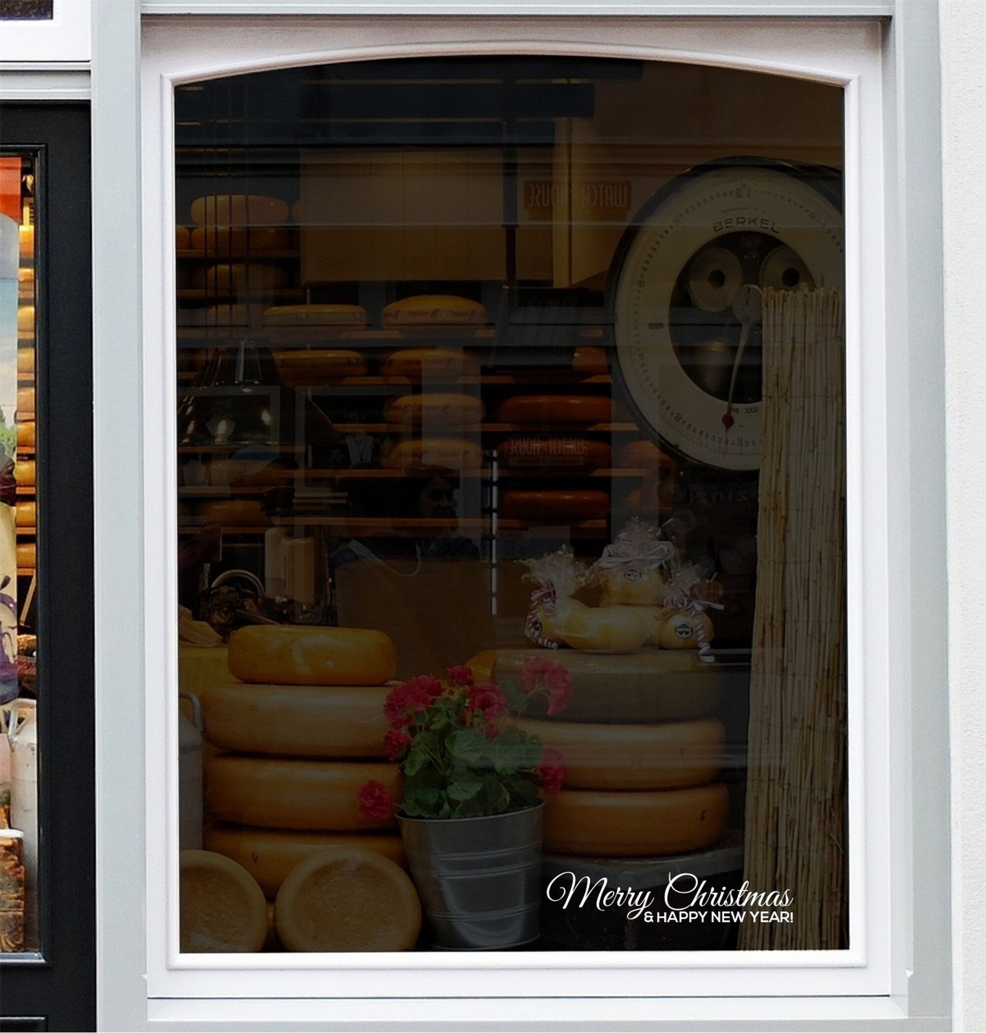 Merry Christmas and Happy New Year Window Sticker product display image 4