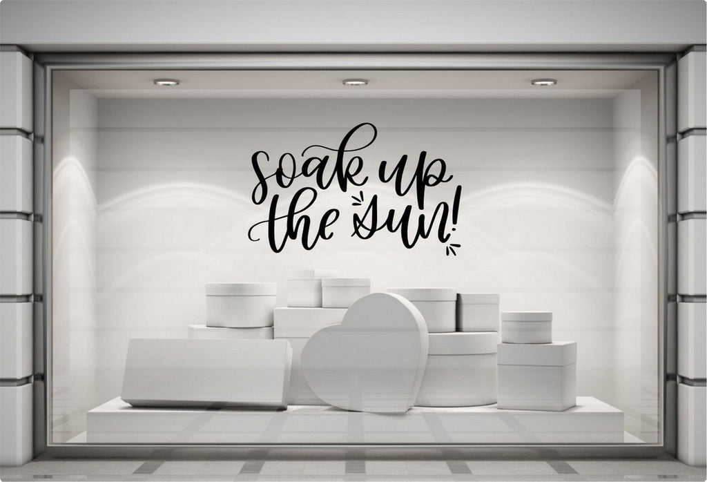 Summer shop window sticker product image