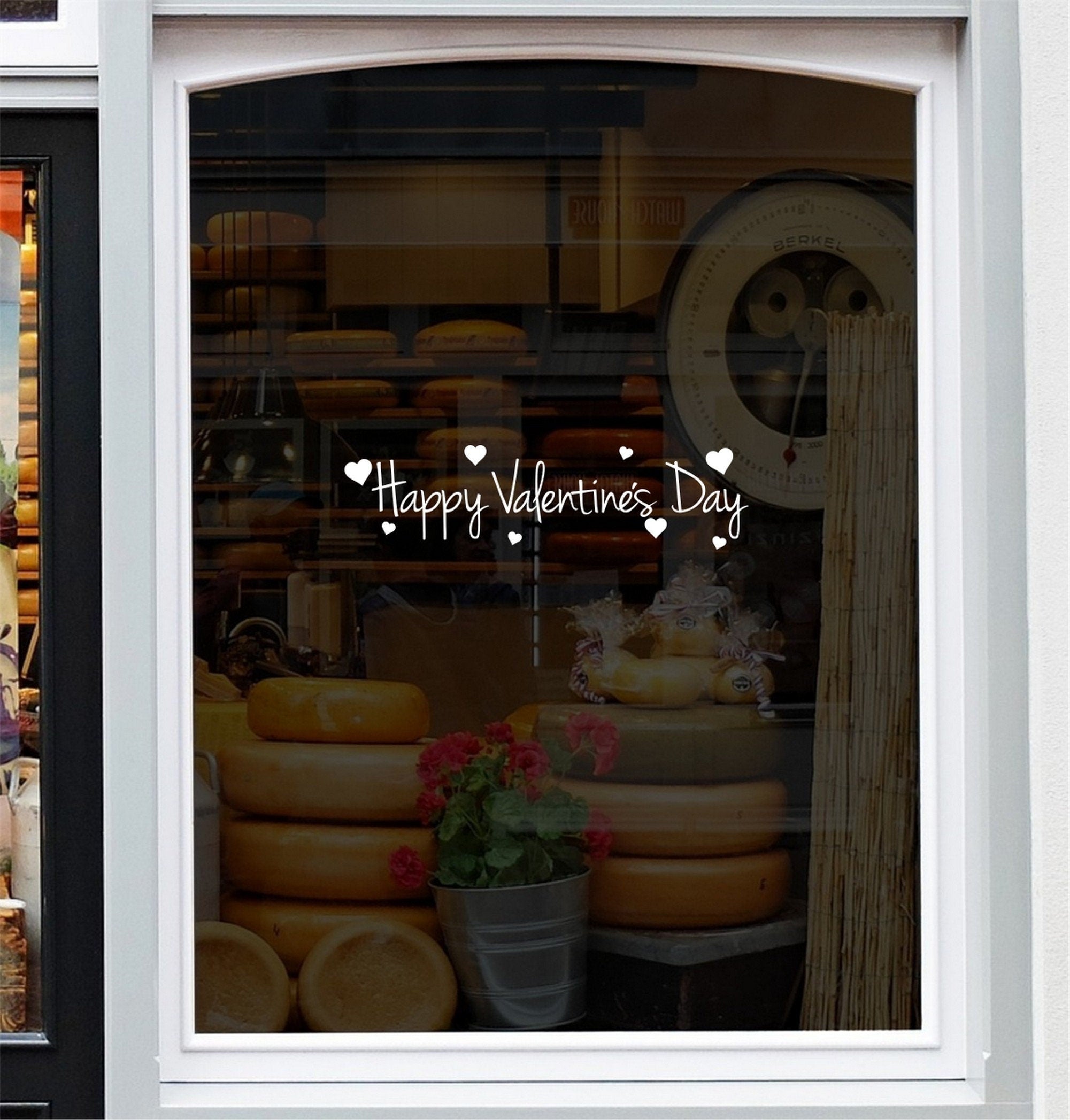 Valentine’s Day shop window sticker product image