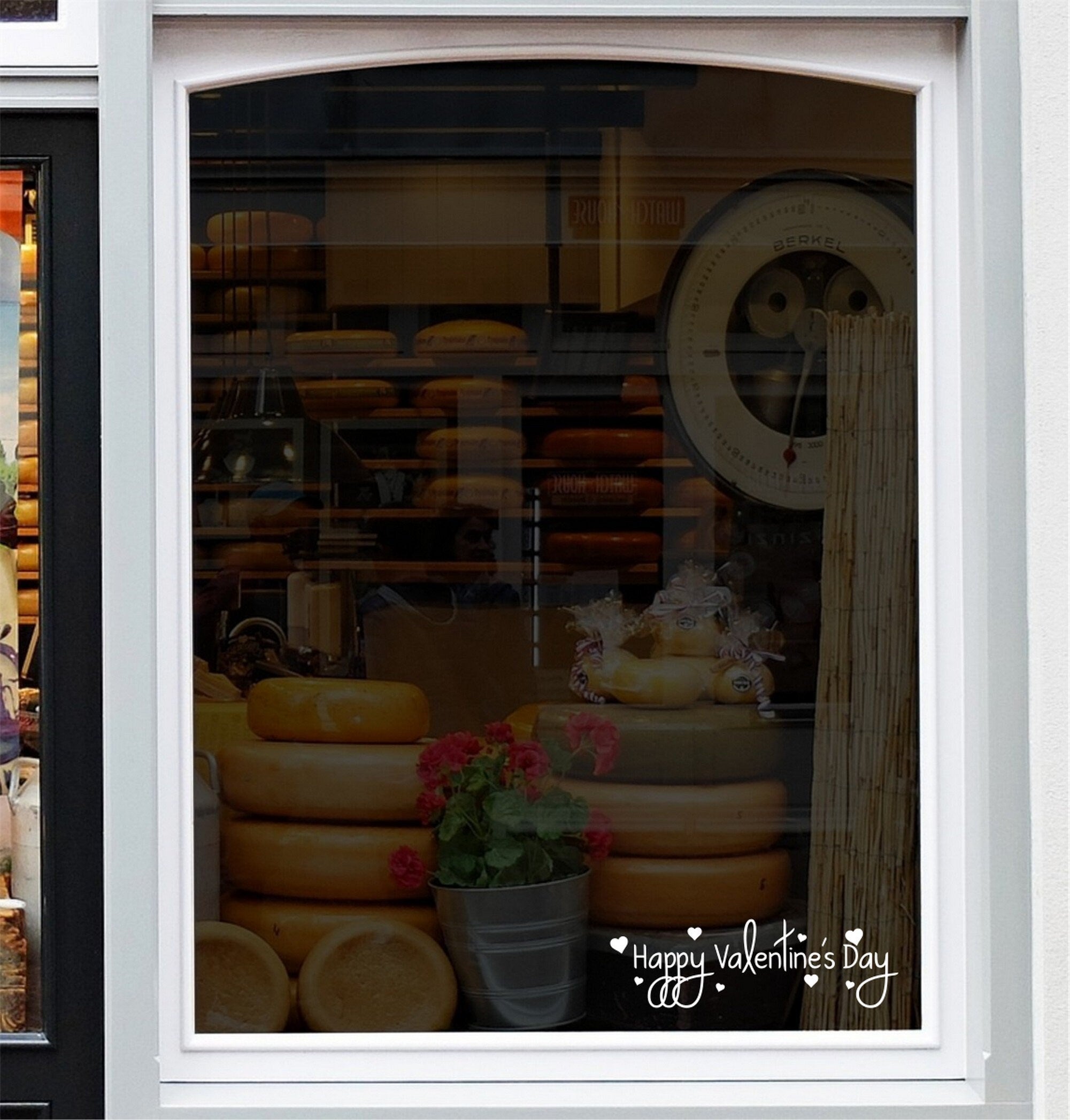 Happy Valentine’s Day Retail Window Sticker product display image 4