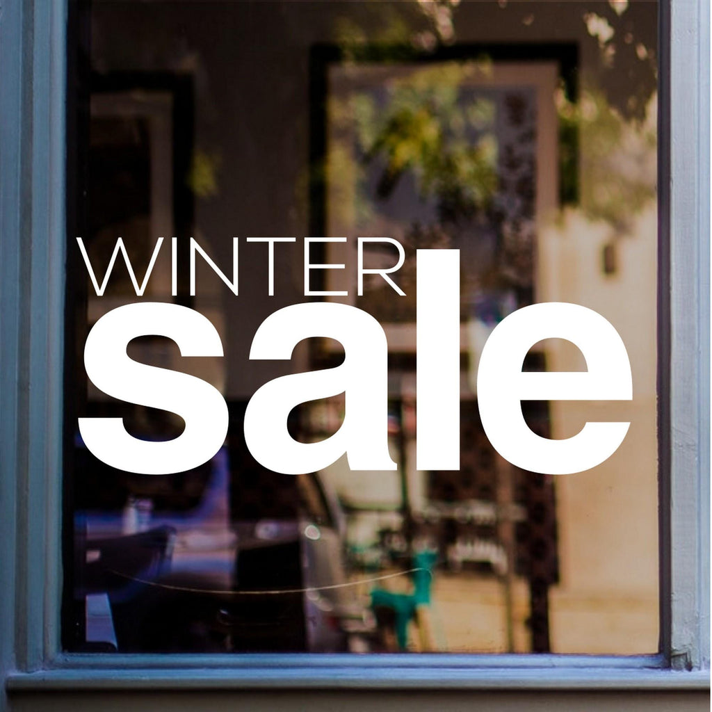 Winter Sale Christmas Window Sticker product display image 2