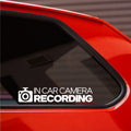 In Car Camera Recording vinyl sticker product image