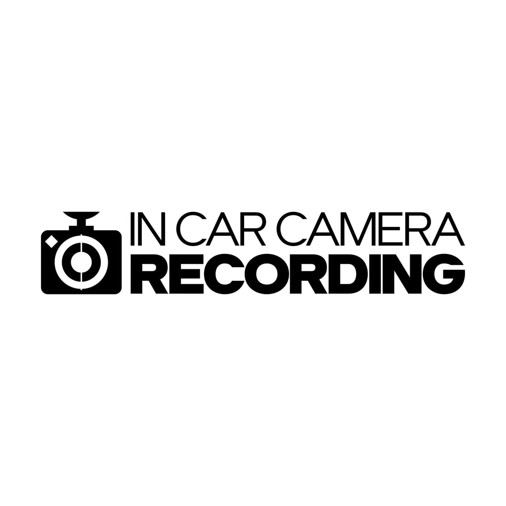 In Car Camera Recording vinyl sticker additional product image