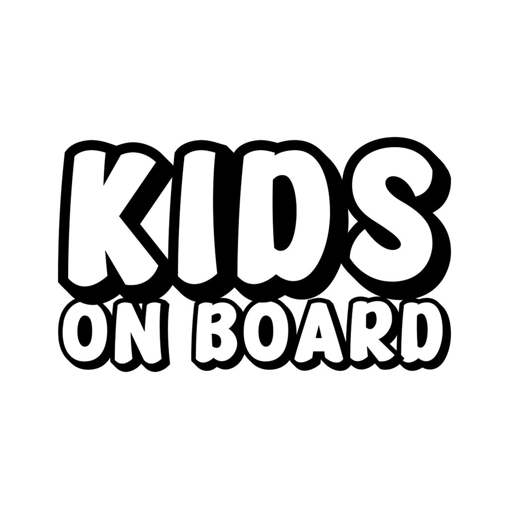 Kids On Board outline vinyl decal alternate product preview