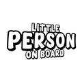 Little Person On Board outline car sticker main product image