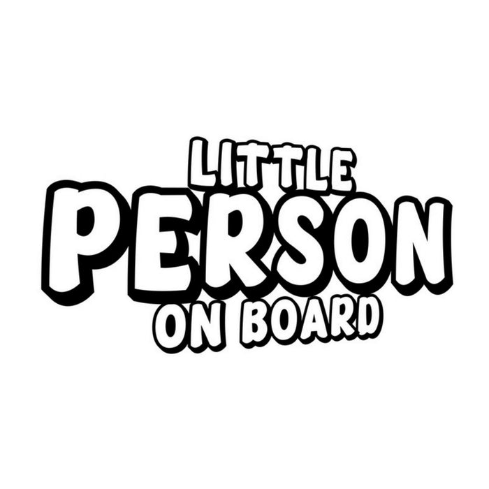 Little Person On Board outline car sticker main product image
