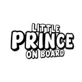 Little Prince On Board outline car sticker main product image