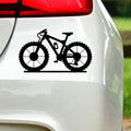 Mountain Bike Car Sticker in the design shown.