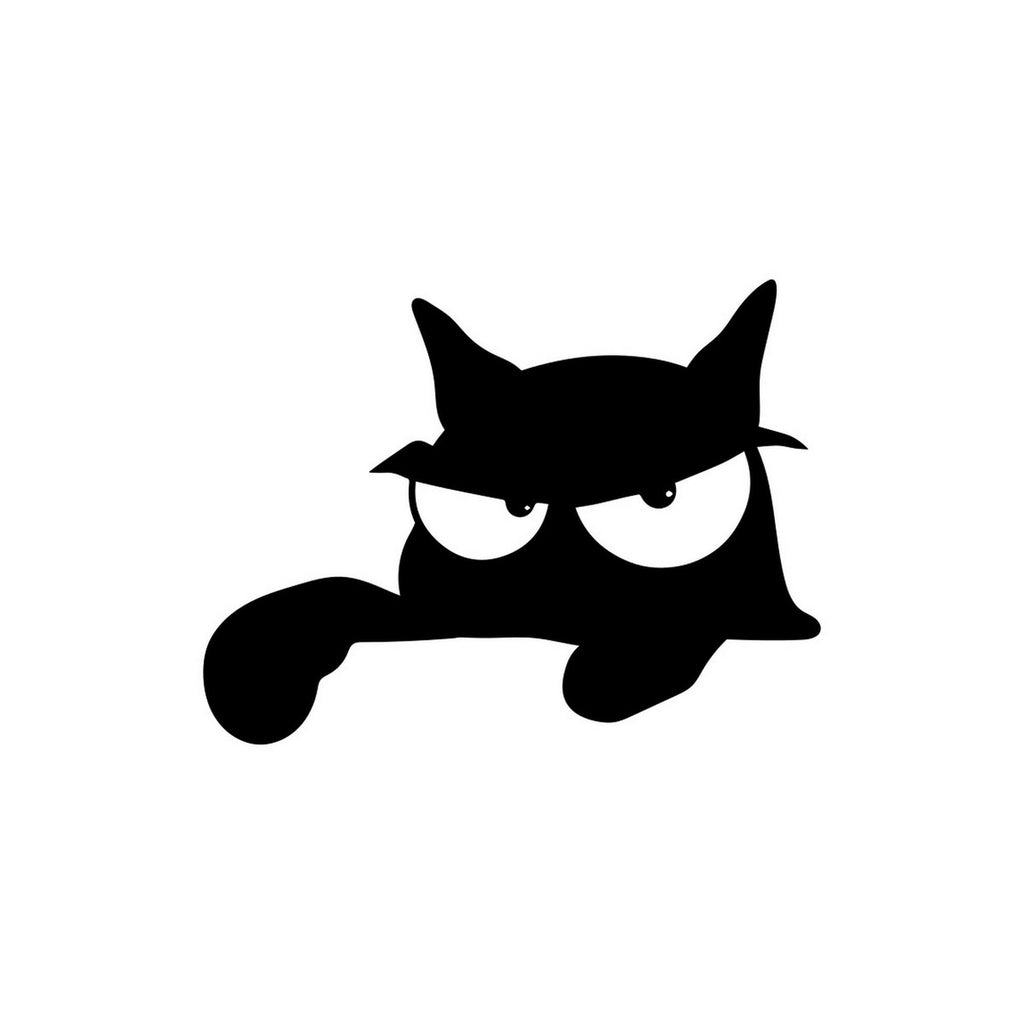 Peeking cat car decal design 11 alternate product preview for windows and bodywork