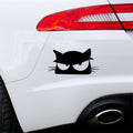 Angry peeking cat vinyl car sticker design 3 shown as the main product image