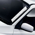 Performance Block Lettering Windscreen decal — example vehicle placement 1.