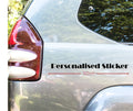 Broadway personalised custom text vinyl sticker preview