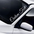 Personalised Calligraphy Windscreen Sticker — lettering style or example application.