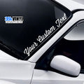 Personalised Flowing Script Windscreen Sticker — lettering style or example application.