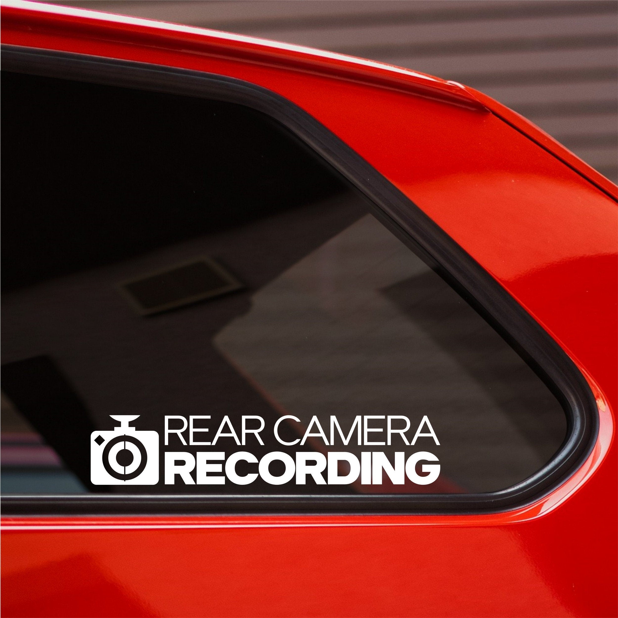 Rear Camera Recording vinyl sticker product image
