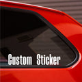 Personalised custom text vinyl sticker font collection 3 preview