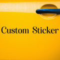 Personalised custom text vinyl sticker font collection 5 preview