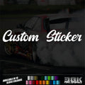 Personalised custom text vinyl sticker font collection 6 preview