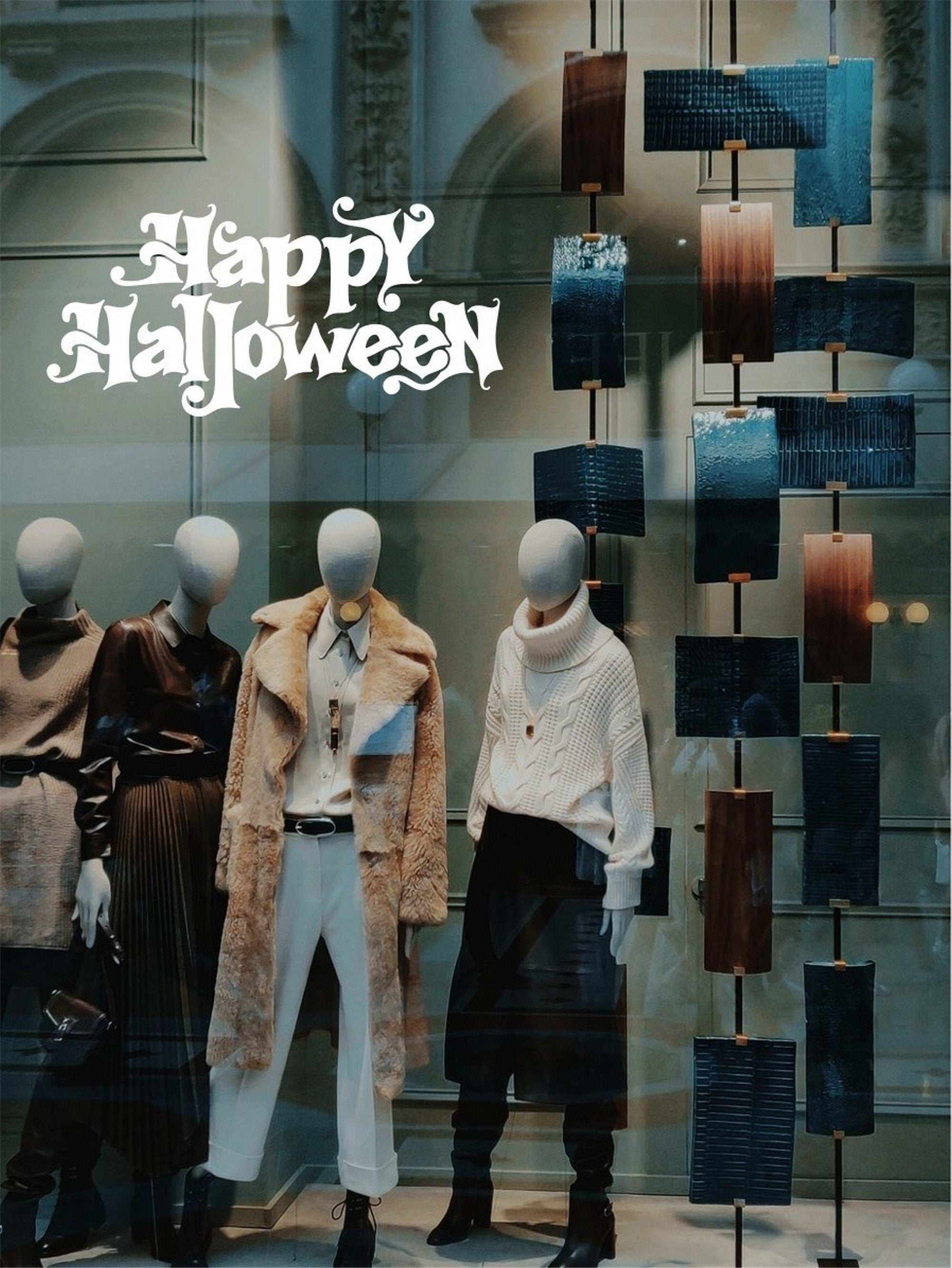 Happy Halloween Pumpkin Banner Window Sticker product image 5