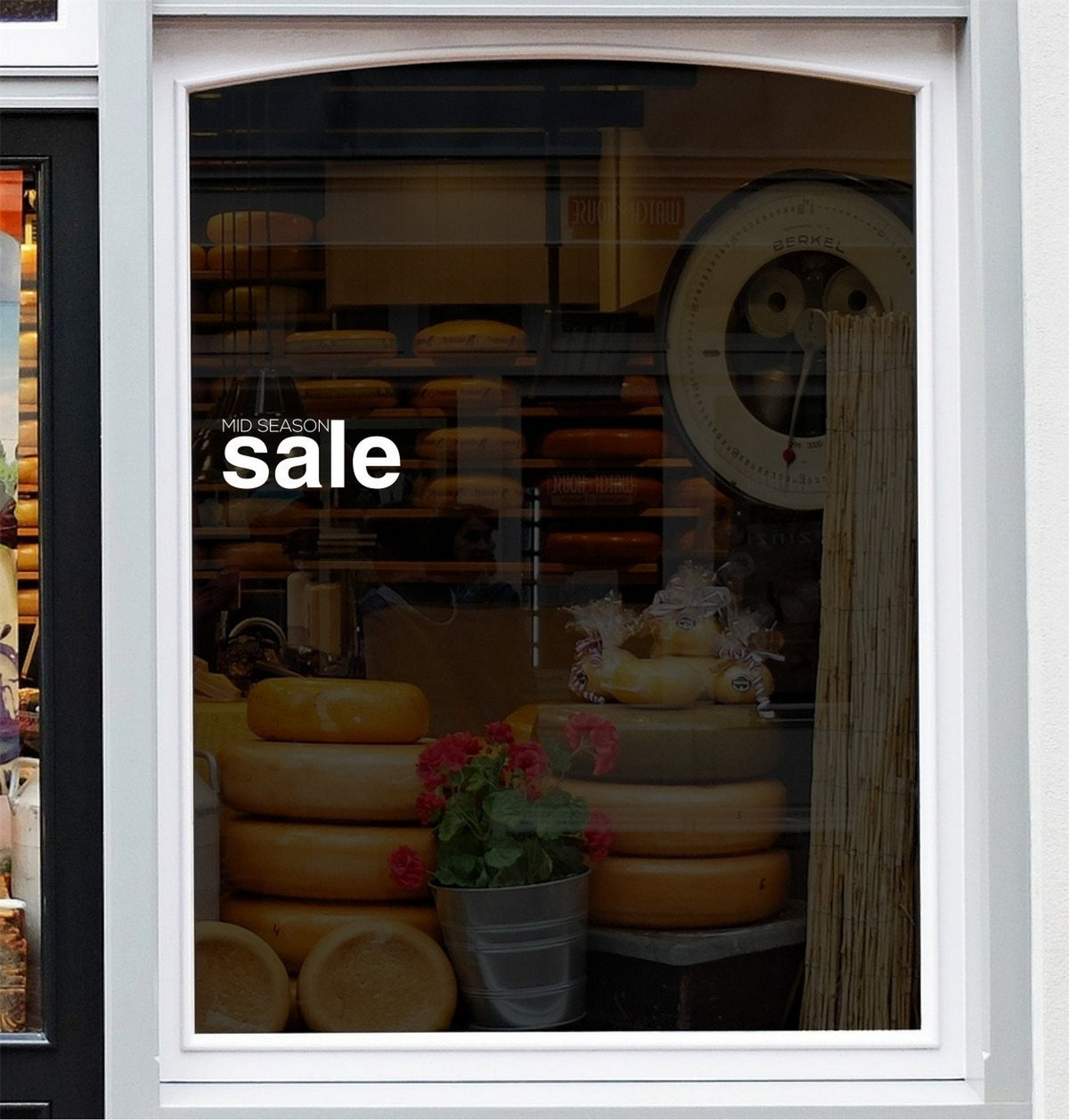 Mid Season Sale Shop Window Sticker example 4