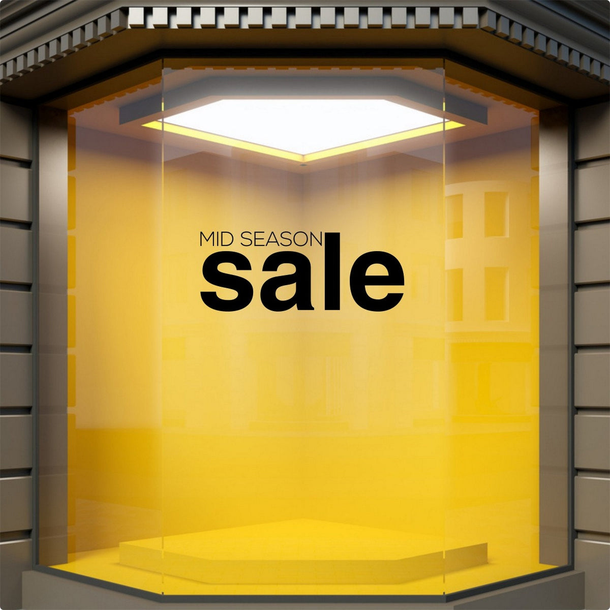 Mid Season Sale Shop Window Sticker example 6