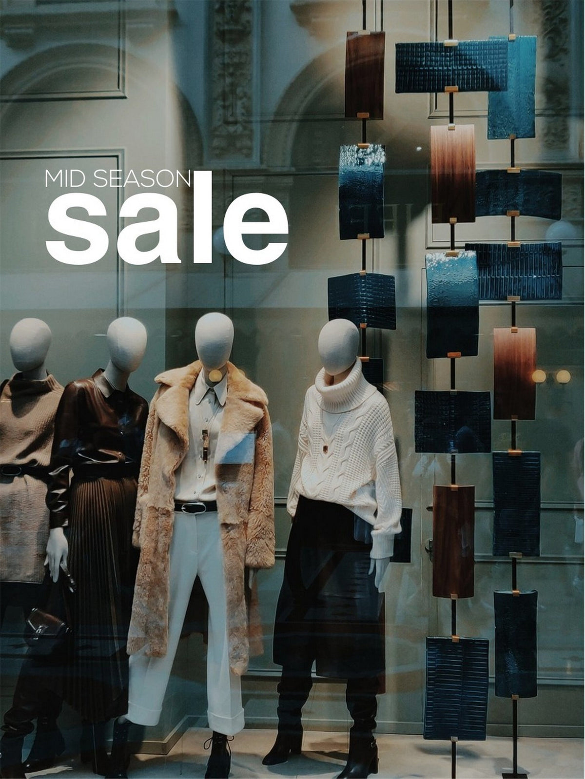 Mid Season Sale Shop Window Sticker example 7