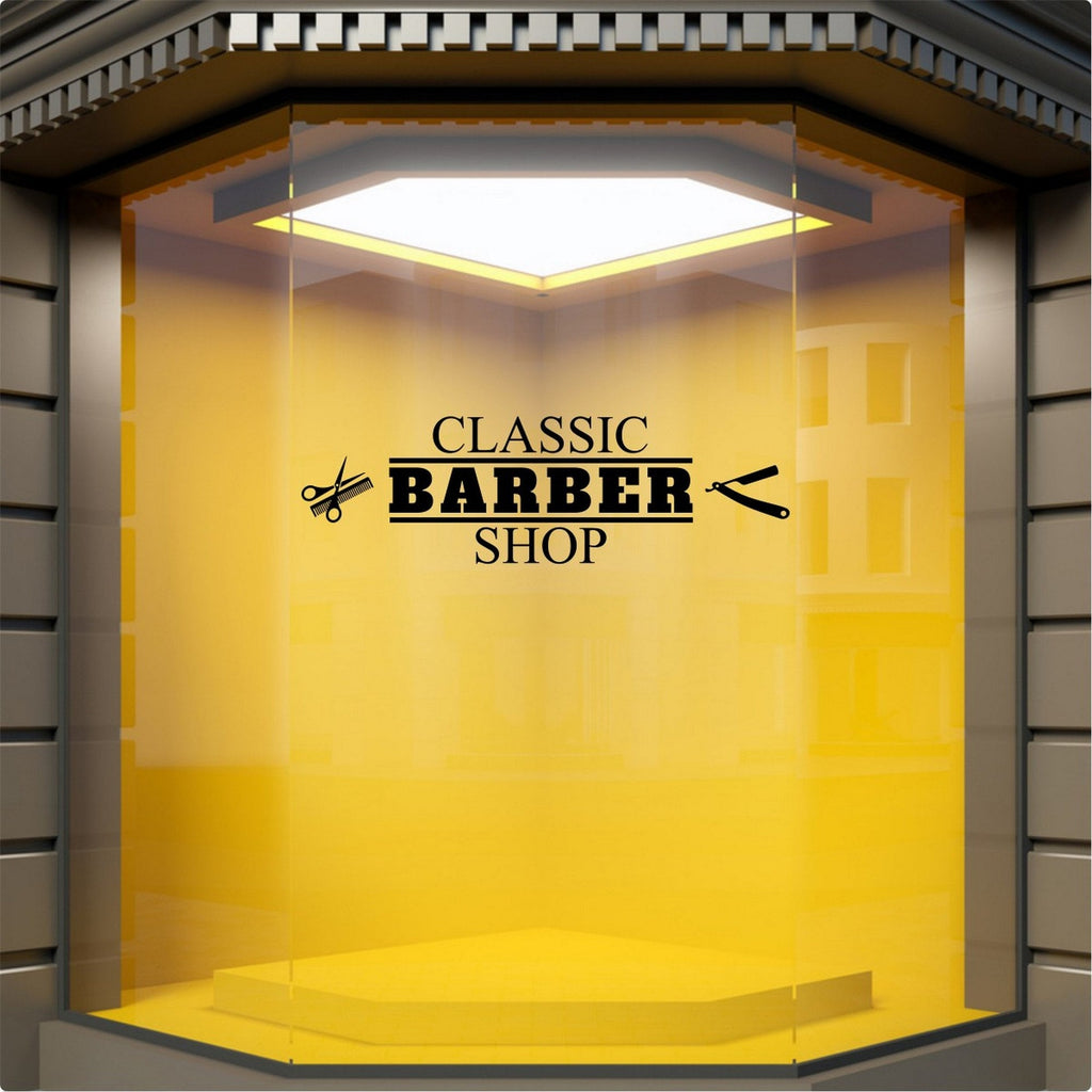 Classic Barber Shop Window Sticker product image 4