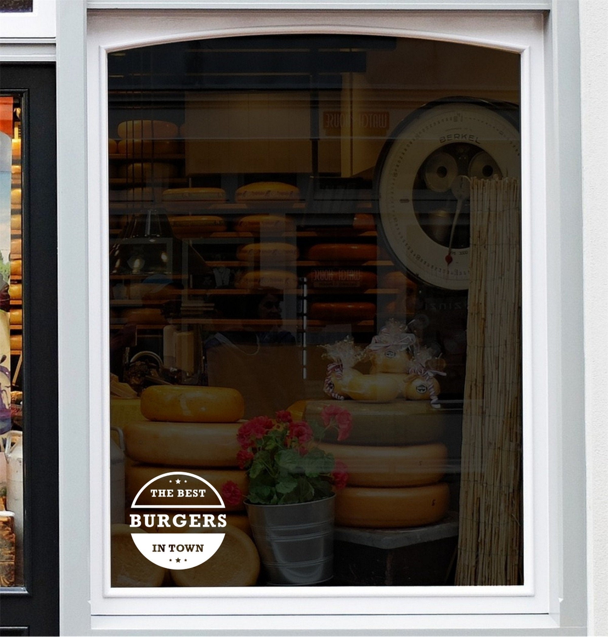 Best Burgers in Town Window Sticker product image 4