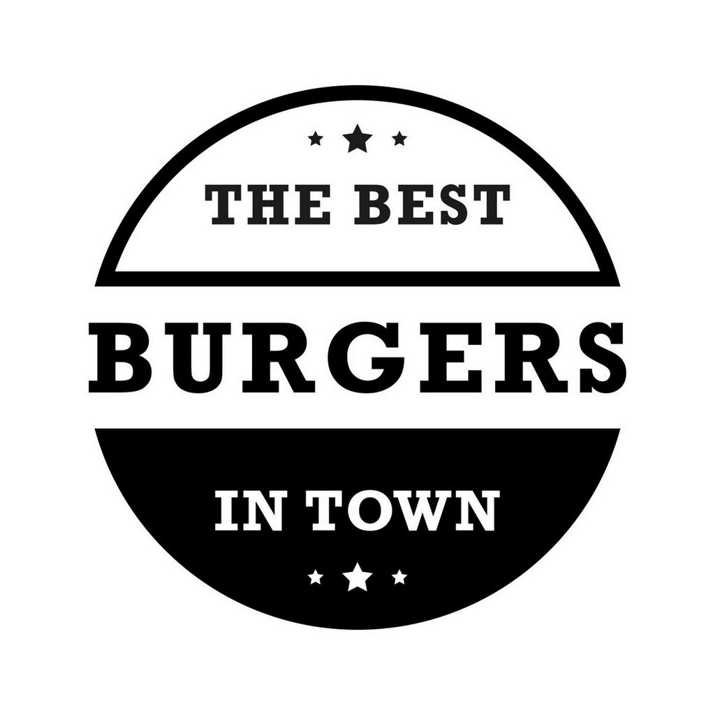 Best Burgers in Town Window Sticker product image 5