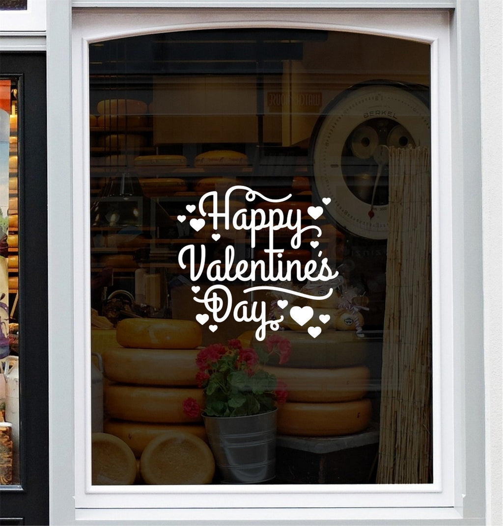 Happy Valentine’s Day Heart Window Sticker product image 3