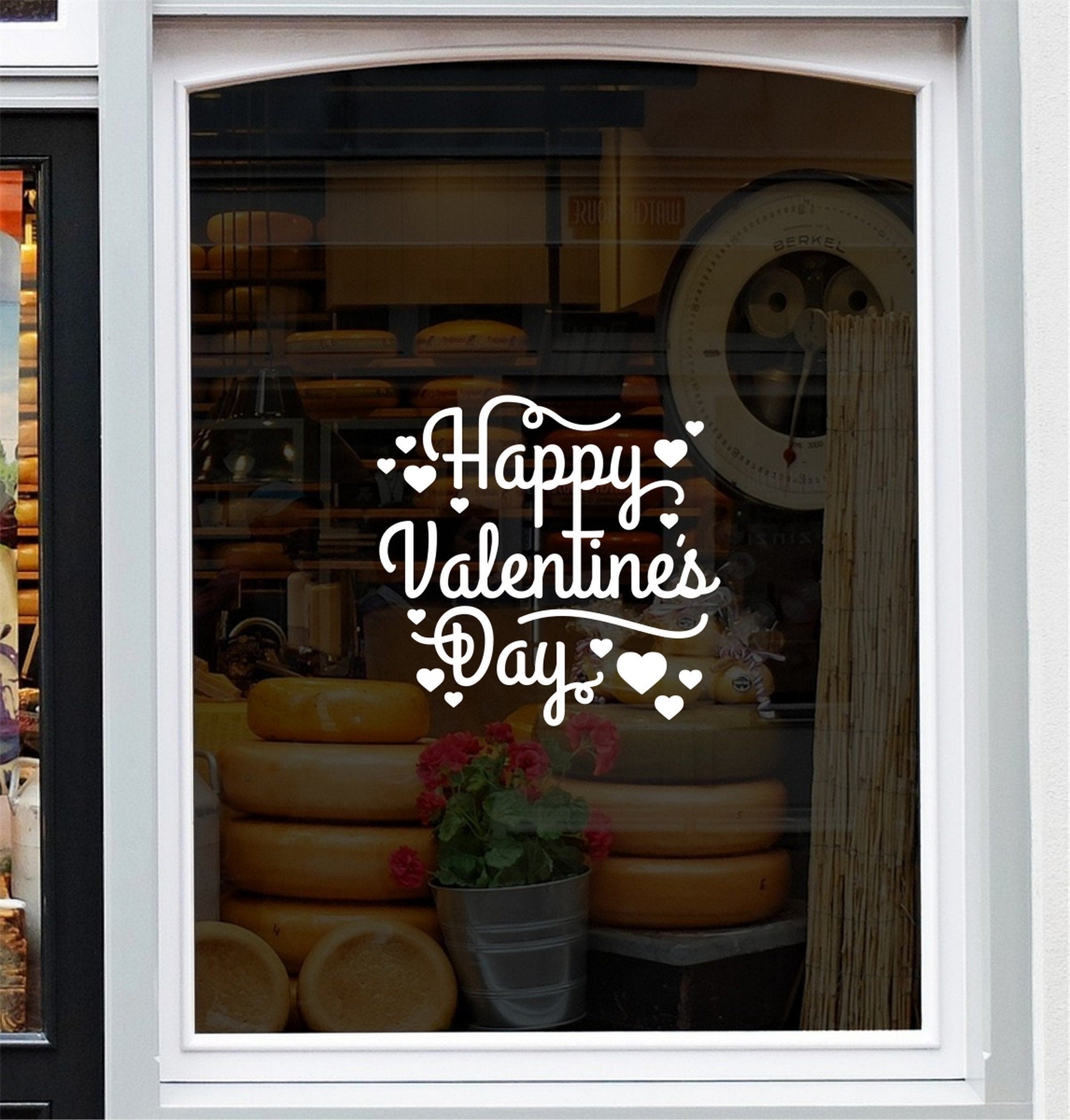 Happy Valentine’s Day Heart Window Sticker product image 3