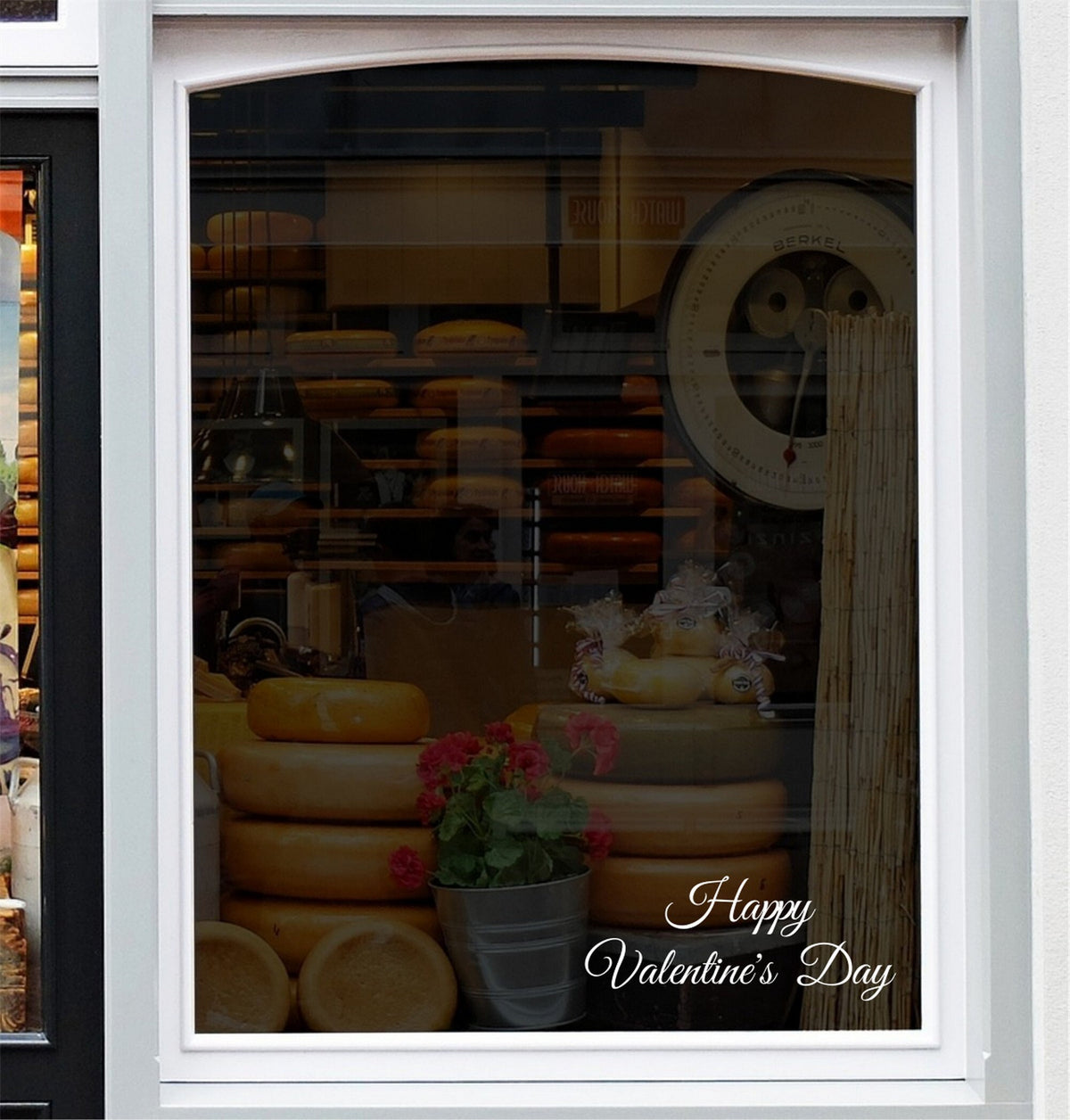 Happy Valentine’s Day Lettering Window Sticker product image 4