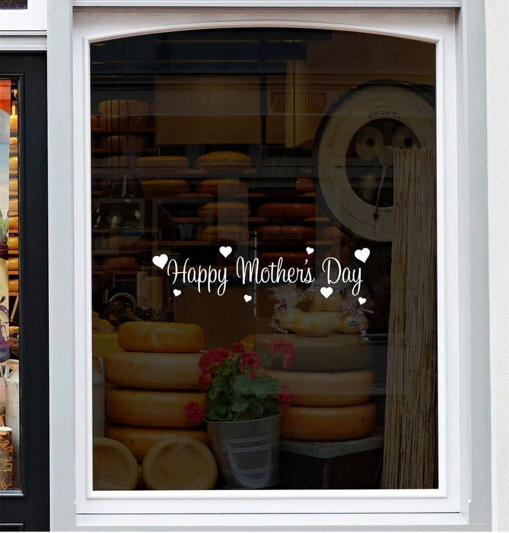Happy Mother’s Day Script Window Sticker example 3