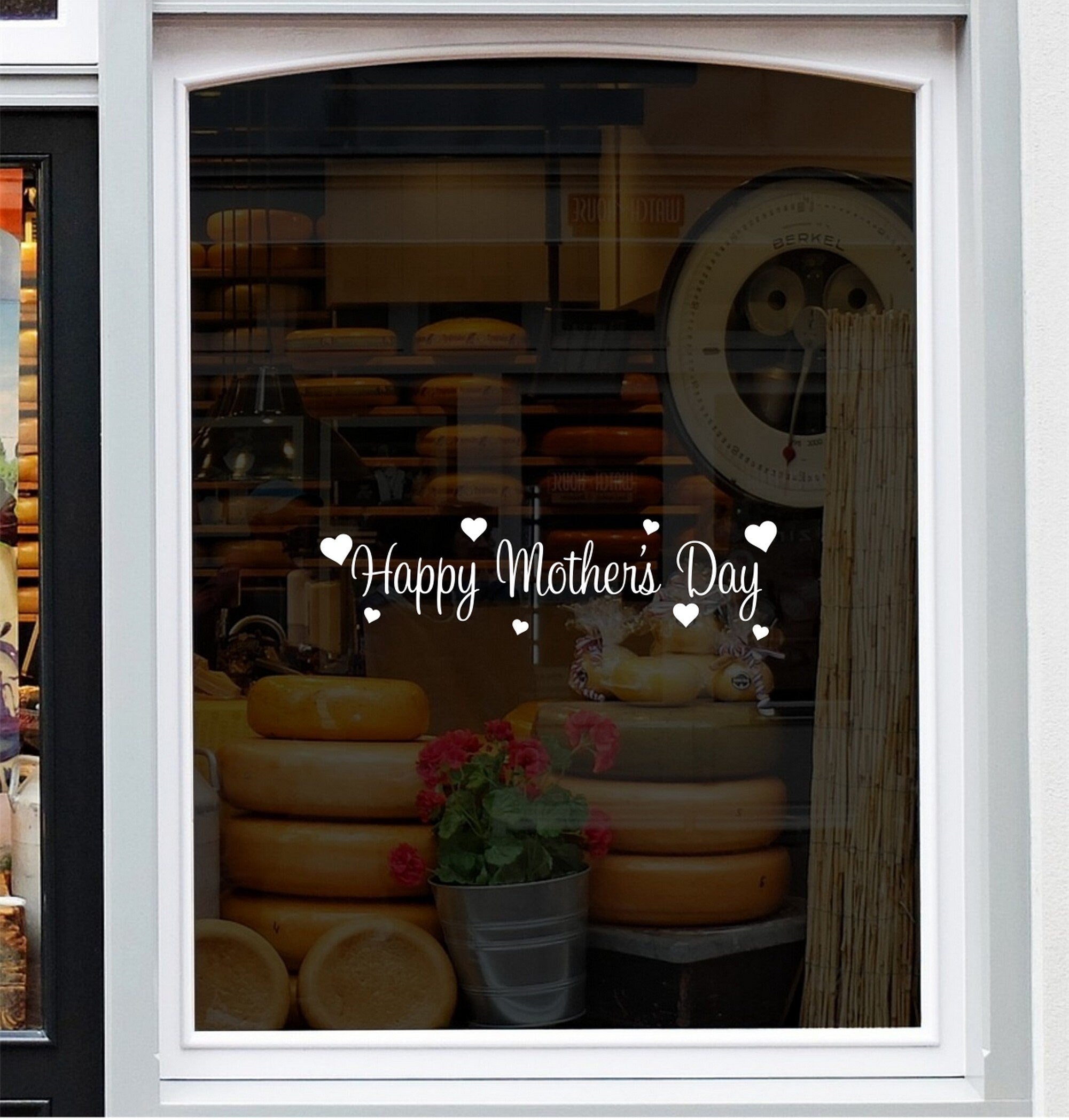 Happy Mother’s Day Script Window Sticker example 3